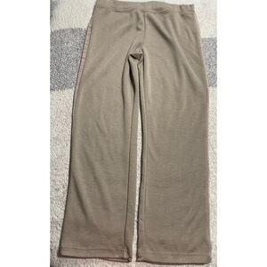 Boston Proper Womens Large Elastic Waist Pull On Sweatpants Beige Casual Pants